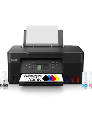 Canon MegaTank G3270 All-in-One Wireless Inkjet Printer, Home Use, Print, Scan and Copy | Includes ink bottles, print heads and power cord for printing, scanning and copying