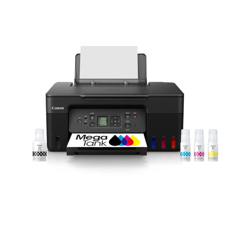 Canon MegaTank G3270 All-in-One Wireless Inkjet Printer, Home Use, Print, Scan and Copy | Includes ink bottles, print heads and power cord for printing, scanning and copying