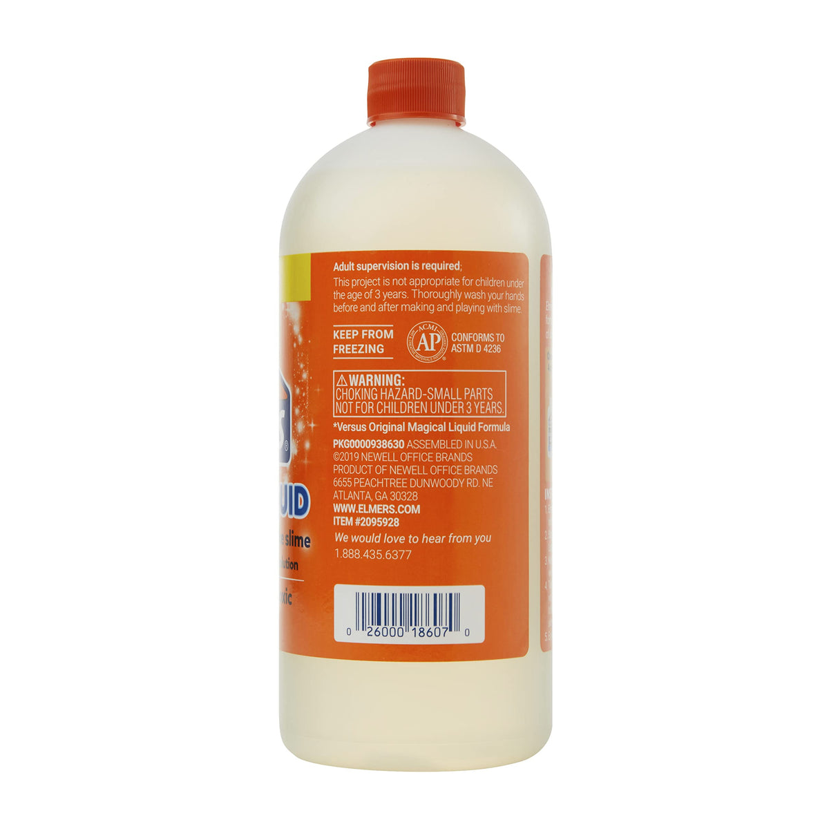 Elmer's Magical Liquid Slime Activator Solution Updated Formula for Double Slime Output Safe and Washable 1 Quart