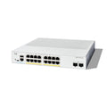 Cisco Catalyst 1300-16P-2G Managed Switch, 16 Port GE, PoE, 2x1GE SFP, Limited Lifetime Protection (C1300-16P-2G)