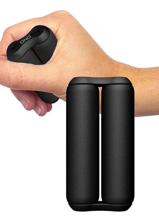 ONO Roller - Handheld Fidget Toy for Adults | Help Relieve Stress, Anxiety, Tension | Promotes Focus, Clarity | Compact, Portable Design (Black, Junior Size - ABS Plastic)