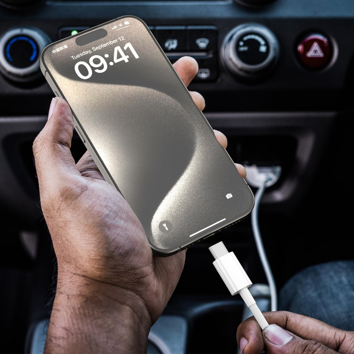 Car Carplay Cable for iPhone 17/16/15,iPhone 16/15 Plus17/16/15 Pro 17/16/15Pro Max charger ,USB A to USB C for Carplay USB C Cord, iPad USB C Cable 10th, iPad Air Car Charger Cable Cord 3FT (White)