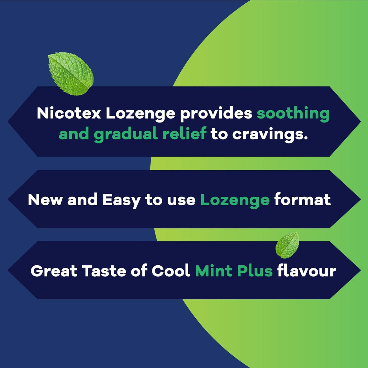 Cipla Nicotex Mints | Nicotine 1mg Lozenges (60 Pcs) | Helps Quit Smoking | Sugar Free | Cool Mint Plus Flavour (10 * 6 Pcs)