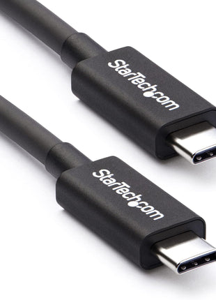StarTech.com 2m (6.6ft) Passive Thunderbolt 3 Cable, 20Gbps, 100W PD, 4K Video, Thunderbolt Cable, Compatible with USB4/DP Alt Mode, Thunderbolt 4, USB 3.2/Type-C (TBLT3MM2M)