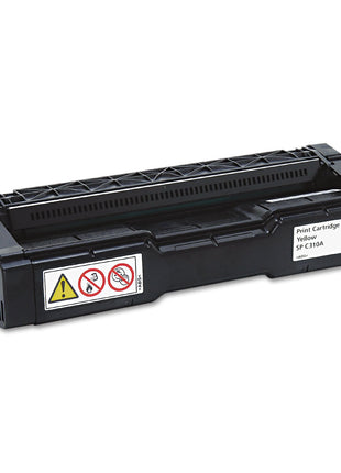Ricoh Yellow Toner Cartridge, 2500 Yield, Type SPC310A (406347)