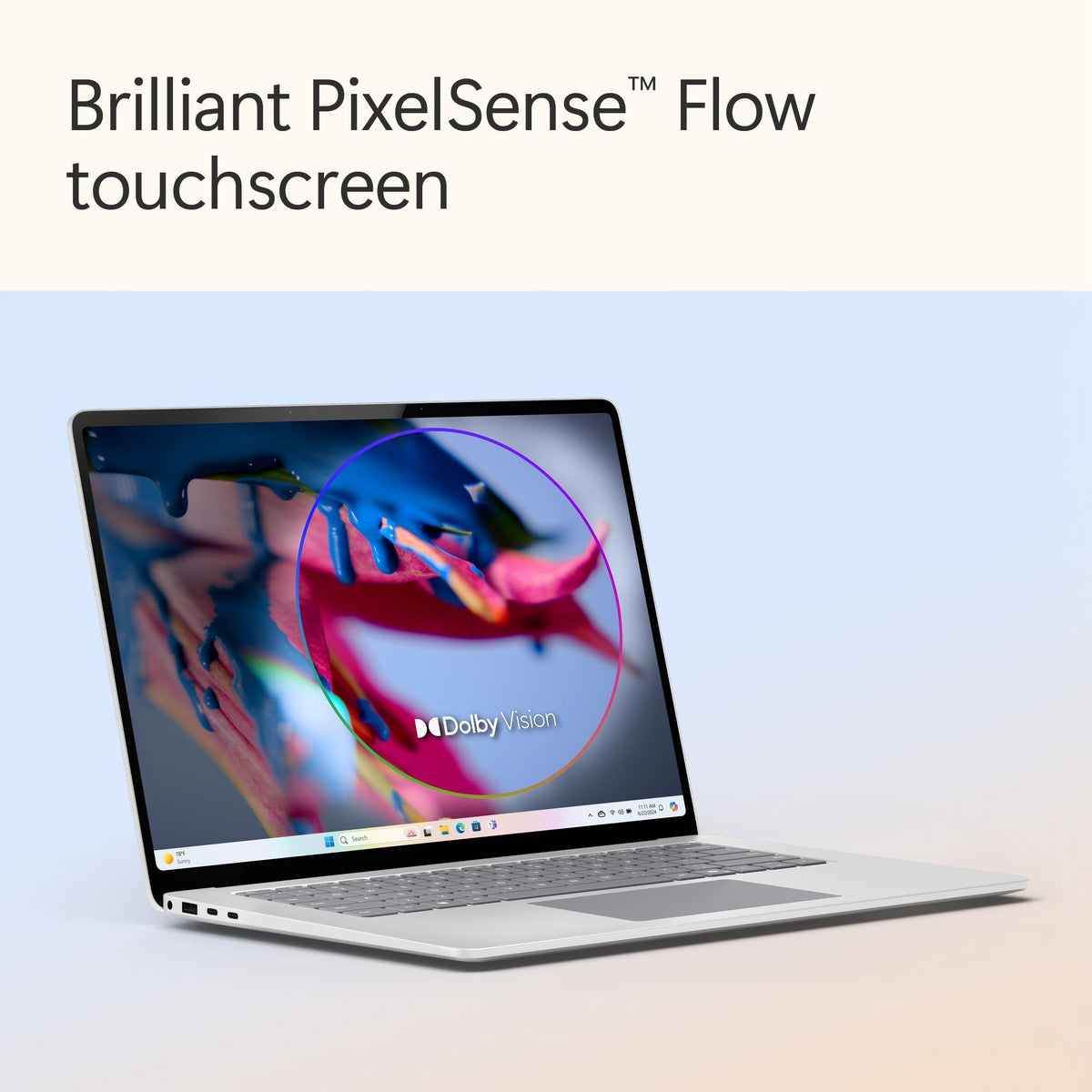 Microsoft Surface Laptop (2024), Windows 11 Copilot+ PC, 13.8" Touchscreen Display, Snapdragon X Elite (12 core), 16GB RAM, 1TB SSD Storage, Platinum