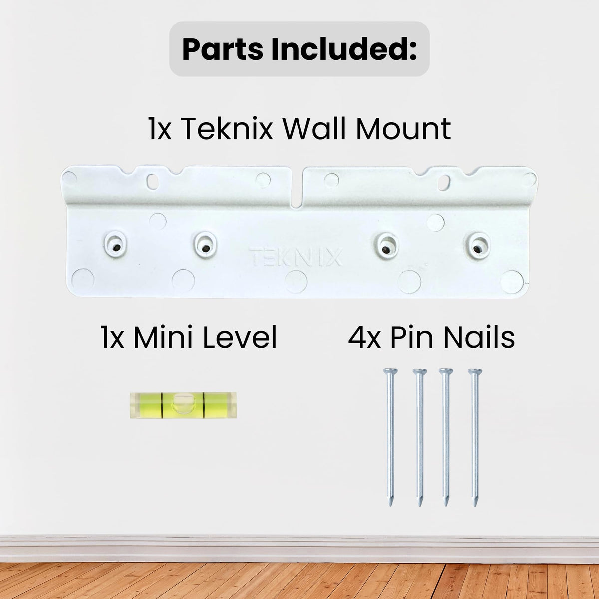 No-Stud, No-Drill Wall Mount for Skylight Calendar (15 inch) - The Original Easy DIY Installation, No Anchors or Screws Needed, Damage-Free, Secure Hold, Only a Hammer Required, Hardware Included