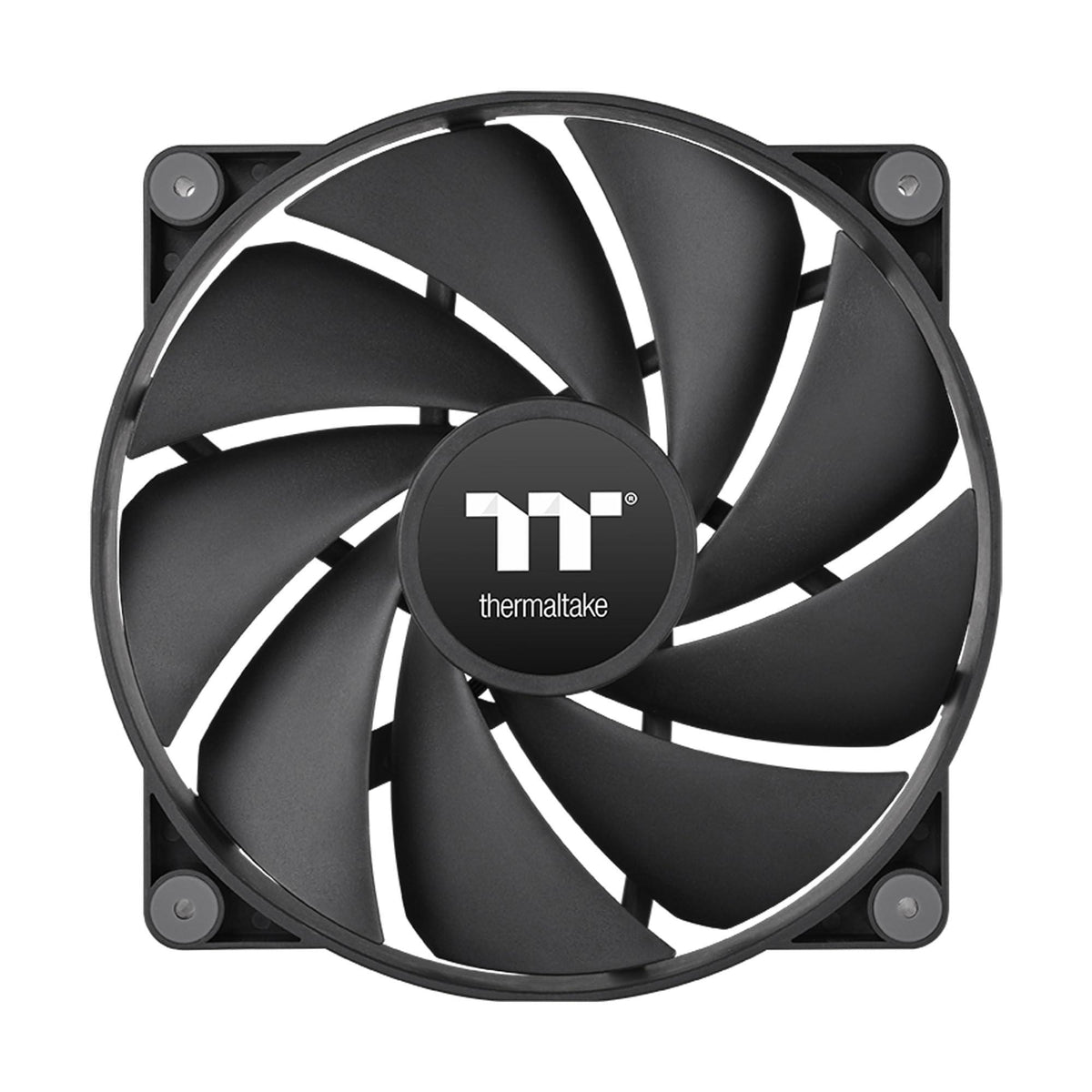 Thermaltake CT200 PWM Fan Single Pack, PWM Controlled 500~900 RPM, Airflow 131.6 CFM, Hydraulic Bearing, Case Fan, 200mm x 200mm x 30mm, Black, CL-F177-PL20BL-A