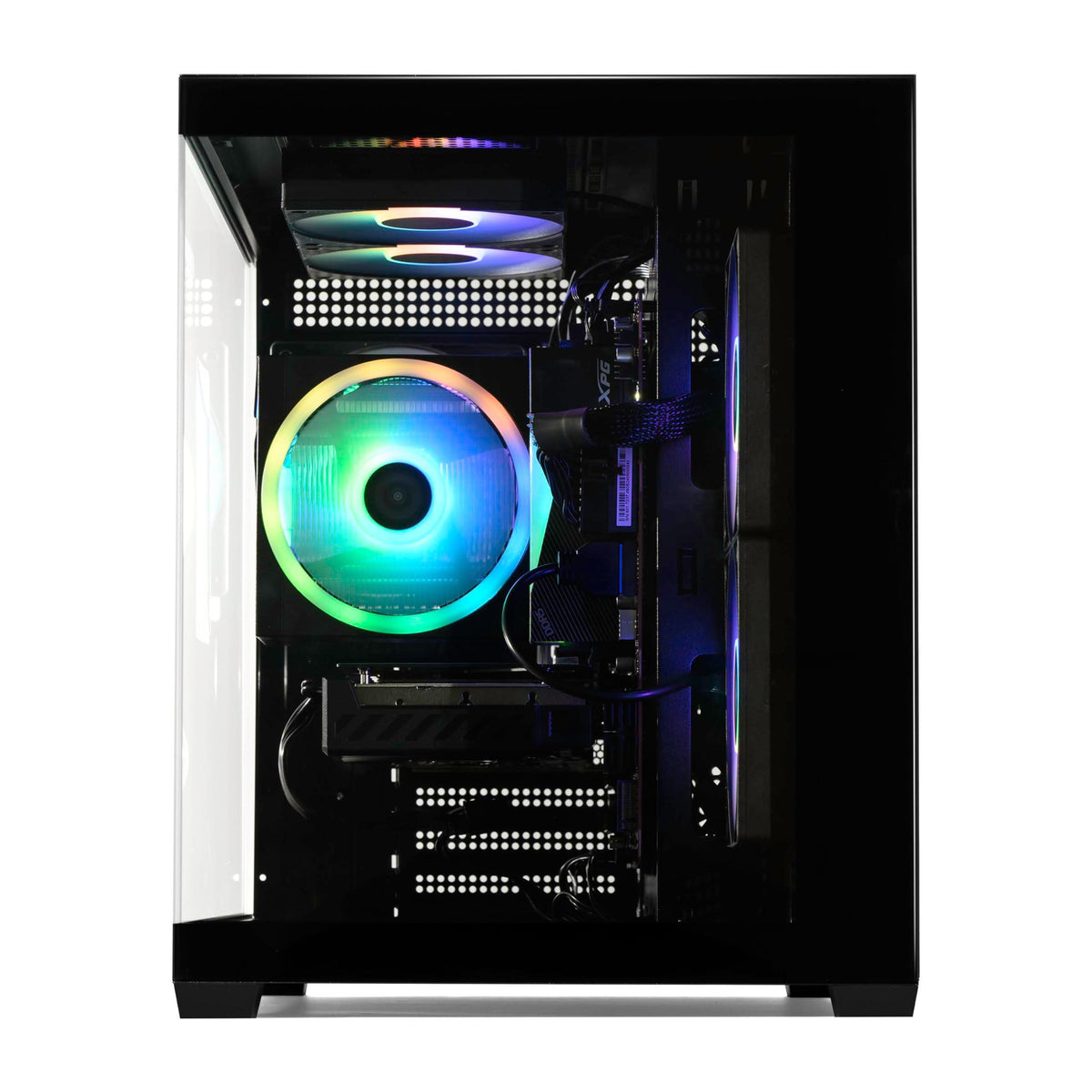 STORMCRAFT Sirius Gaming PC, Intel Core i5 14400F 4.7GHz, RTX 4060 8GB GDDR6, 16GB DDR5 RGB 6000MHz, 1TB NVMe Gen4 SSD,PRO B760M-VC WIFI, Desktop Computer VR & AI Ready, Win 11 Home Pre Built Tower PC