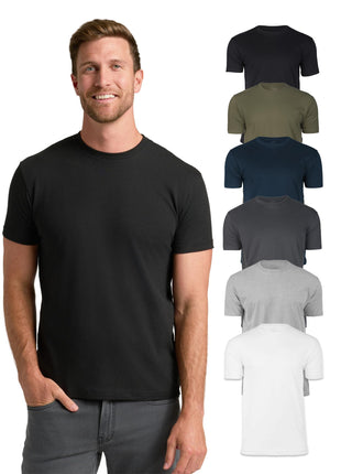 True Classic Mens T-Shirts – Short Sleeve Crew Neck T Shirts for Man, Cotton Blend Plain Novelty Men's T-Shirts