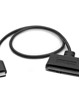 StarTech SATA to USB-C Cable, USB 10Gbps to 2.5in SATA I II III Hard Drive Adapter, External Converter for SSD or HDD Data Transfer