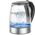 AZEUS Fast Boil Electric Water Kettle, 1.8L Large Capacity with Auto Shut-Off and Boil-Dry Protection, BPA-Free Borosilicate Glass &Stainless Steel