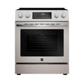 Kenmore Front Control Electric Range Oven with 5 Cooktop Elements with 7 Cooking Power Options, True Convection, Steam and Self Clean, Freestanding Oven, 4.8 cu. ft. Capacity Stainless Steel