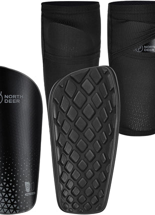 Northdeer Soccer Shin Guards for Kids Adults | Sleeves with Optimized Insert Pocket Protective Soccer for Boys Girls Men
