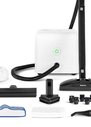 Dupray Neat Steam Cleaner with 17-Piece Kit - Powerful, Chemical-Free Cleaning for Floors, Cars, Tiles, Upholstery, Kitchen, Bathroom Grout, Carpets & More - Kills up to 99.9% of Bacteria & Viruses *