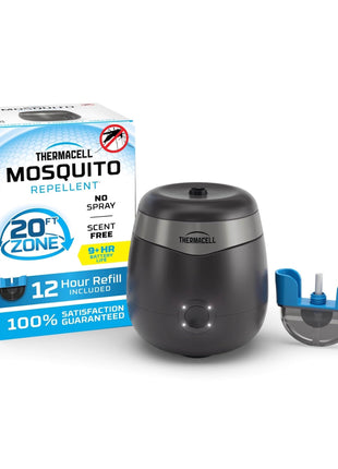 Thermacell E-Series Rechargeable Mosquito Repeller with 20' Mosquito Protection Zone; Bug Spray Alternative; Scent Free