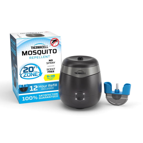Thermacell E-Series Rechargeable Mosquito Repeller with 20' Mosquito Protection Zone; Bug Spray Alternative; Scent Free