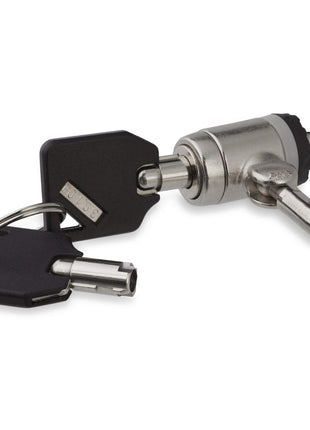 StarTech.com Keyed Cable Lock - Push-to-Lock Button - 2 m (6.5') Steel Cable - Locking Cable for Laptop - Computer Security Cable Lock (LTLOCKKEY)
