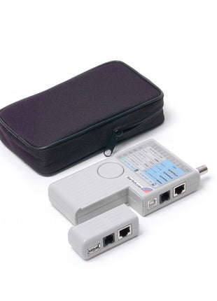 StarTech.com Professional Multi Function RJ45 RJ11 USB and BNC Cable Tester - Remote Cable Tester - Network Testing Device, TAA (REMOTETEST)