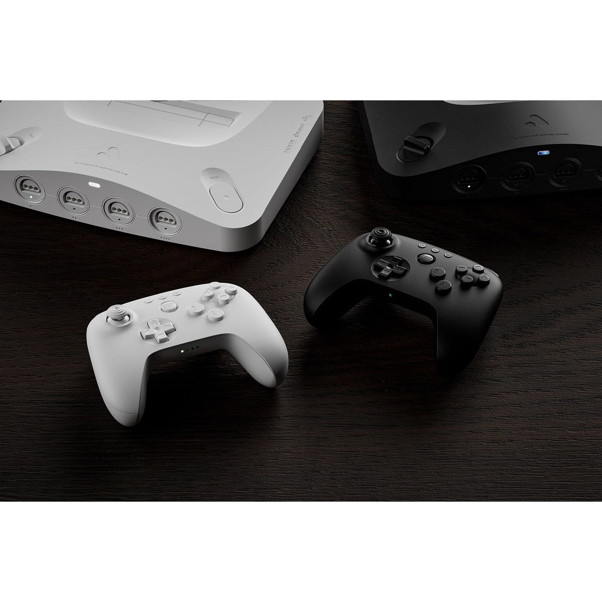 8Bitdo 64 Bluetooth Controller for Analogue 3D, Switch, Switch 2, Windows, and Android (White)