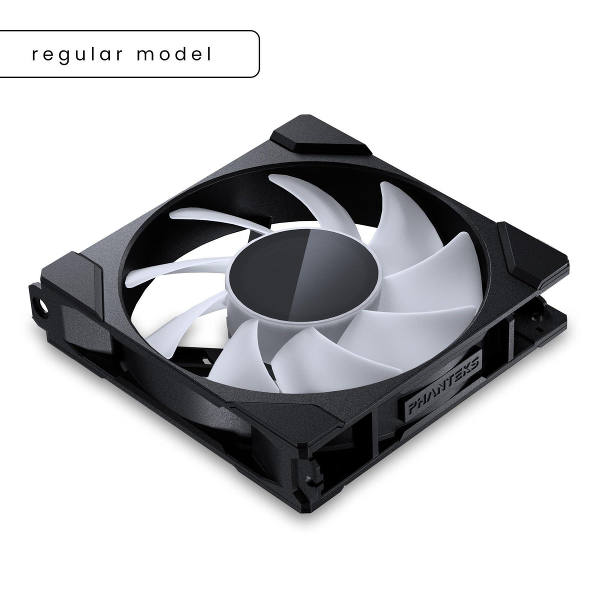 Phanteks M25-120 Gen2, 120mm ARGB High Performance Cooling Fan, Daisy-Chain Unified Fan Frame, Infinity Mirror hub, Single Cable Connection, Black