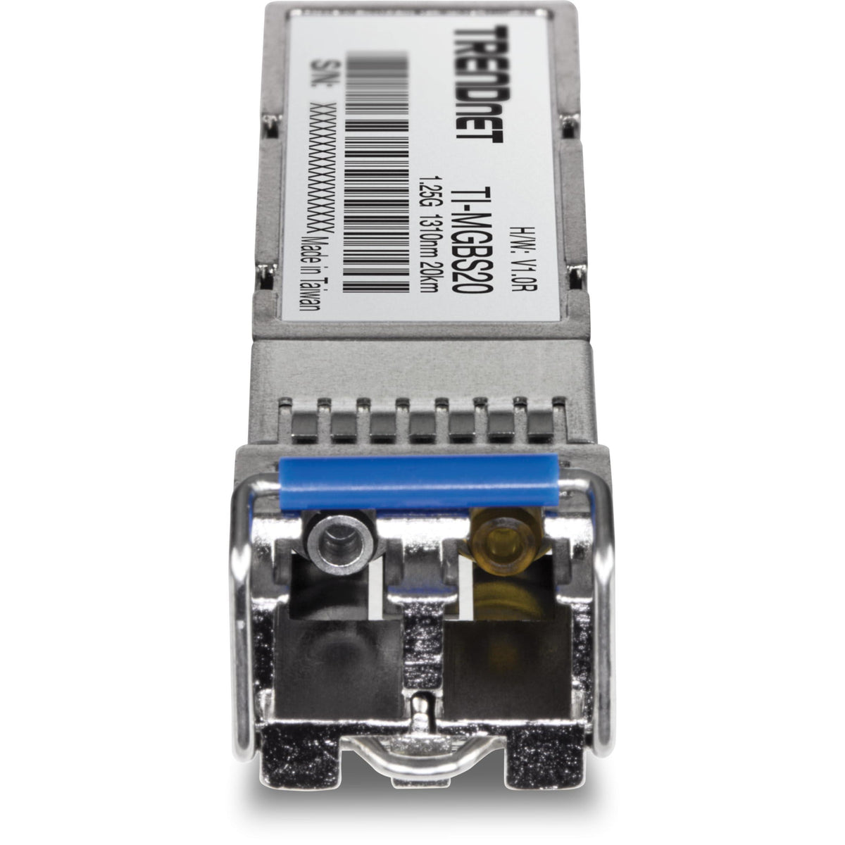 TRENDnet TI-MGBS20, 1000Base-LX Industrial SFP Single- Mode LC Module (20km), Lifetime Protection
