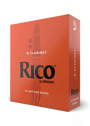 Rico Organic Bb Clarinet Reeds, Strength 2.5, 10 Pack | Rico Organic Bb Clarinet Reeds provide consistent response, easy playability, warm tone, and reliable performance.
