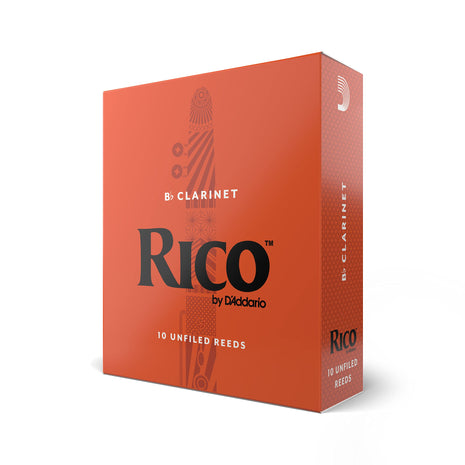 Rico Organic Bb Clarinet Reeds, Strength 2.5, 10 Pack | Rico Organic Bb Clarinet Reeds provide consistent response, easy playability, warm tone, and reliable performance.