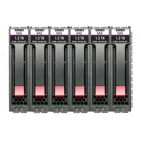 Hewlett Packard Enterprise HPE MSA 10.8T SAS 10K SFF M2 6pk HDD BDL