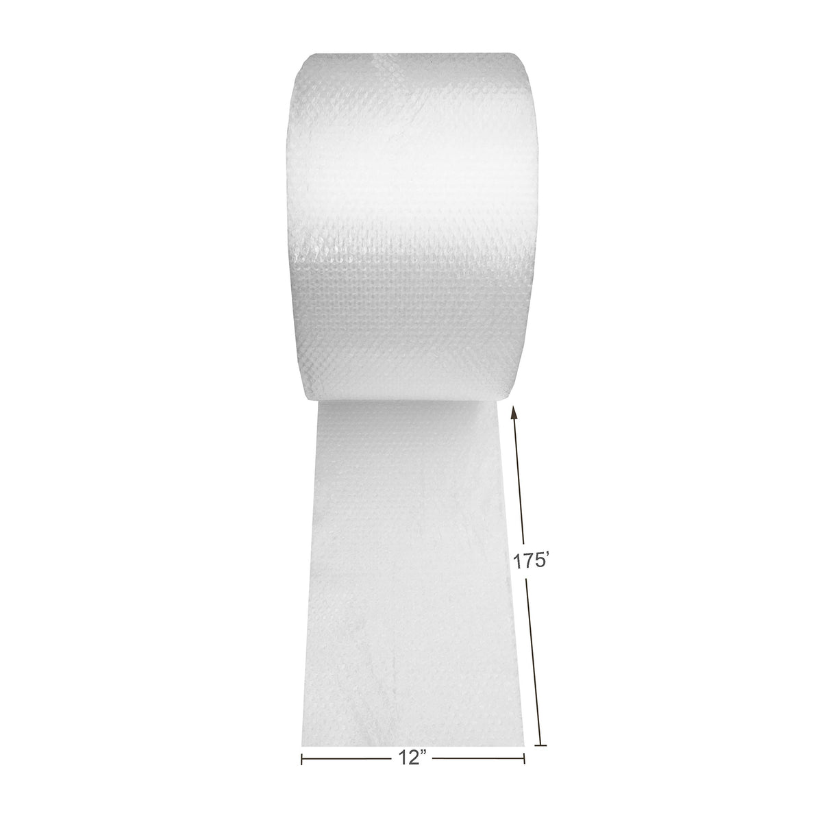 Amazon Basics Bubble Cushioning Wrap Packing Material for Fragile Items, Perforated, 12 inch x 175 ft Long Roll, Small 3/16", Clear