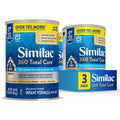 Similac 360 Total Care Infant Formula, Has 5 HMO Prebiotics, Our Closest Prebiotic Blend to Breast Milk, Non-GMO, Baby Formula Powder, 36-oz Value Can, Pack of 3