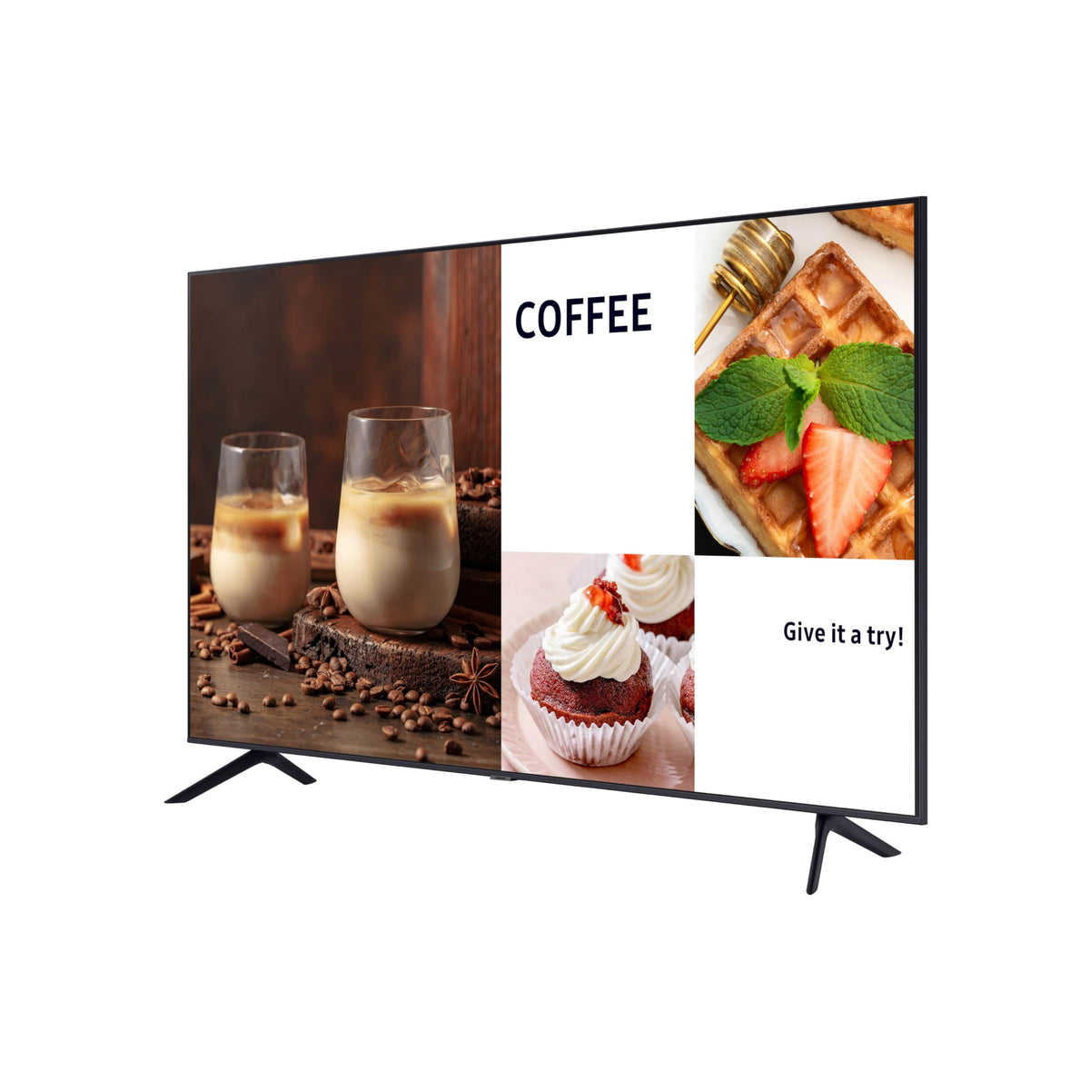 SAMSUNG 43-Inch Class Crystal UHD 4K BEC-H Series HDR Pro TV w/ 3D Surround Sound, PurColor, Contrast Enhancer, Use for Digital Signage Displays, Commercial TV, Alexa Built-In (LH43BECHLG, 2023 Model)