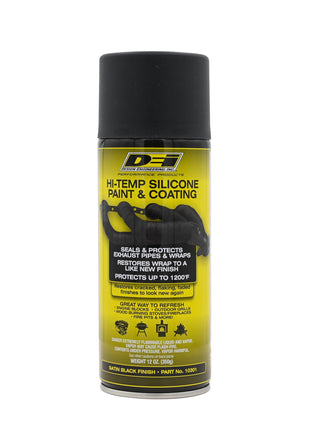 Design Engineering 010301 High-Temperature Silicone Coating Spray - Black, 1 CAN
