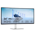 Dell 34 Plus USB-C Curved Monitor - S3425DW - 34-inch (3440 x 1440) up to 120 Hz 21:9 Display, VA Panel, AMD FreeSync Premium, 99% sRGB, 95% DCI-P3, Integrated Speakers, 3000:1 Contrast Ratio
