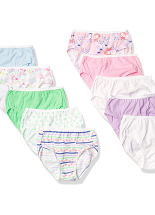 Hanes Girls' Hanes Girls' 20-pack Tagless Cotton Brief Panties