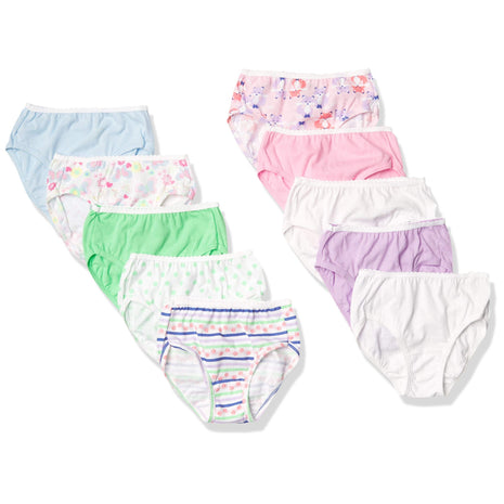 Hanes Girls' Hanes Girls' 20-pack Tagless Cotton Brief Panties