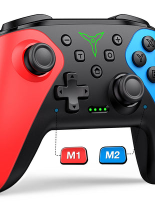 Wireless Switch Controller for Nintendo Switch/Switch 2/Lite/OLED Controller, Switch Controller with a Mouse Touch Feeling on Back Buttons, Extra Switch Pro Controller with Wake-up,Programmable, Turbo Function