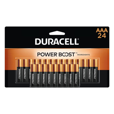 Duracell Coppertop AAA Batteries, 24 Count, 12-Year Shelf Life