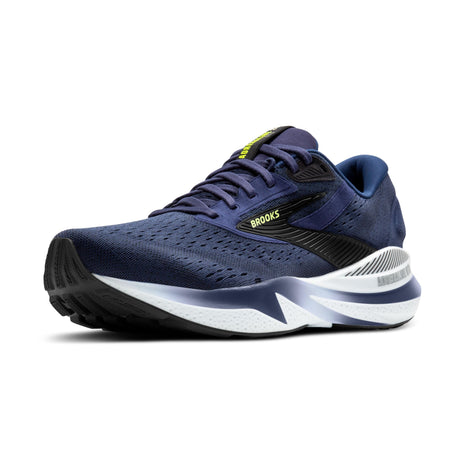 Brooks Men’s Adrenaline GTS 24 Supportive Running Shoe - Peacoat/Black/Sharp Green - 10.5 Wide