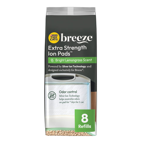 Purina Tidy Cats Cat Litter Breeze Pads Refill Pack Multi Cat Litter Pads - 8 ct. Bag