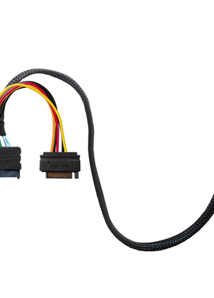 HighPoint 8643-8639-50 Cable - SFF-8643 to U.2 SFF-8639 Connector with 15-pin SATA Power Connector