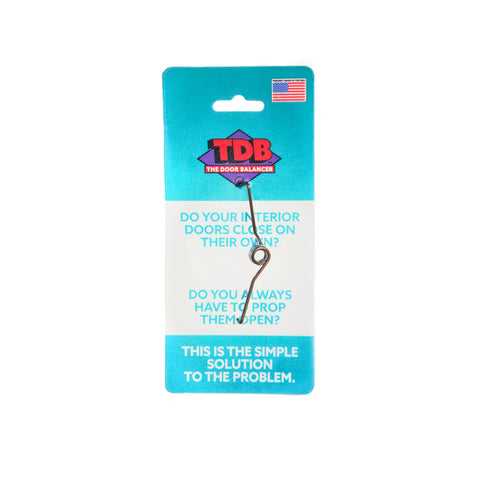 The Door Balancer Eliminates The Need for Door Props, Door Stops and Door Wedges