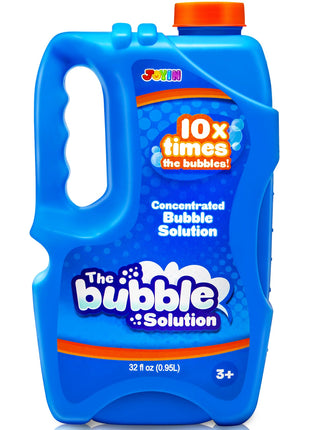 JOYIN 32 OZ Concentrated Bubble Solution for Bubble Machines (Up to 2.5 Gallons), Concentrated Solution Refills for Machine, Wands, Blower, Easter, Kids, Parties