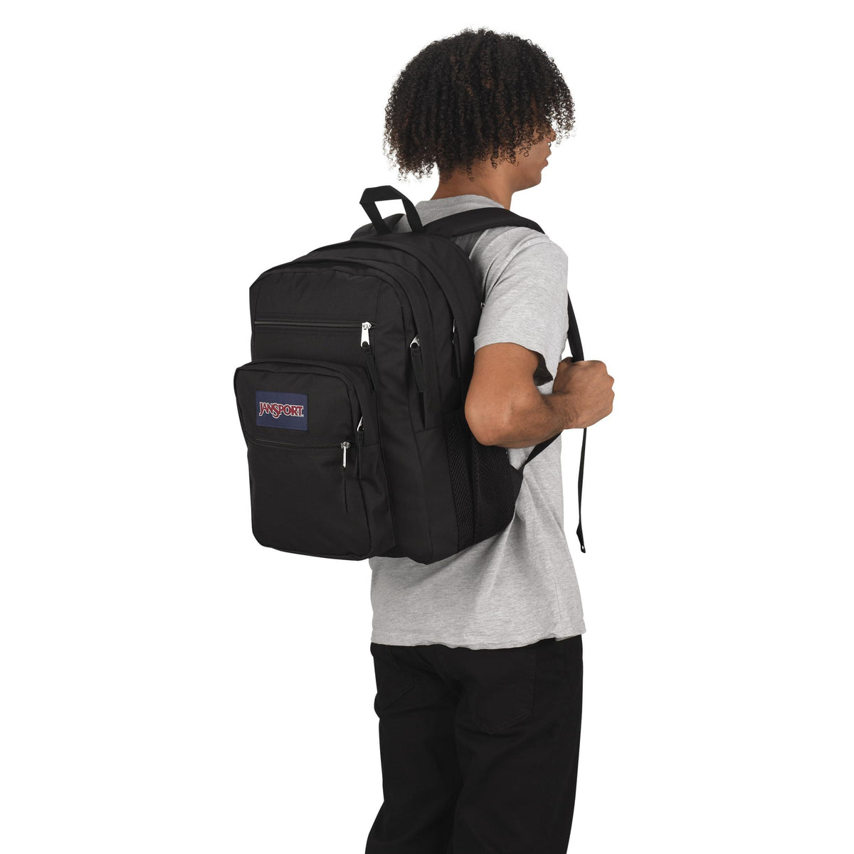 JanSport Laptop Backpack - Computer Bag with 2 Compartments, Ergonomic Shoulder Straps, 15” Laptop Sleeve, Haul Handle - Black