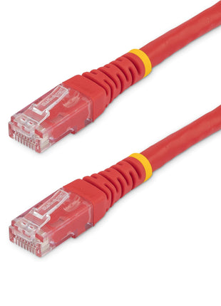 StarTech.com White Molded RJ45 UTP Gigabit Cat6 Patch Cable - 50 Feet (C6PATCH50WH)