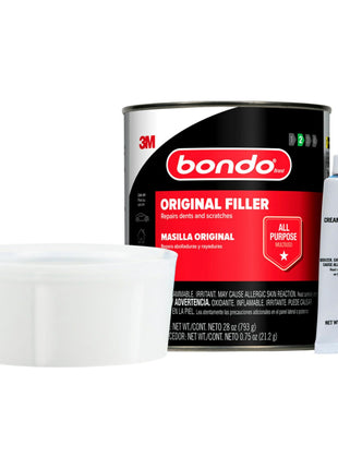 Bondo Body Filler, Original Formula for Fast, Easy Repair & Restoration for your Vehicle, 00262, Filler 1.57 lb and Hardener 0.75 oz, 1 Can