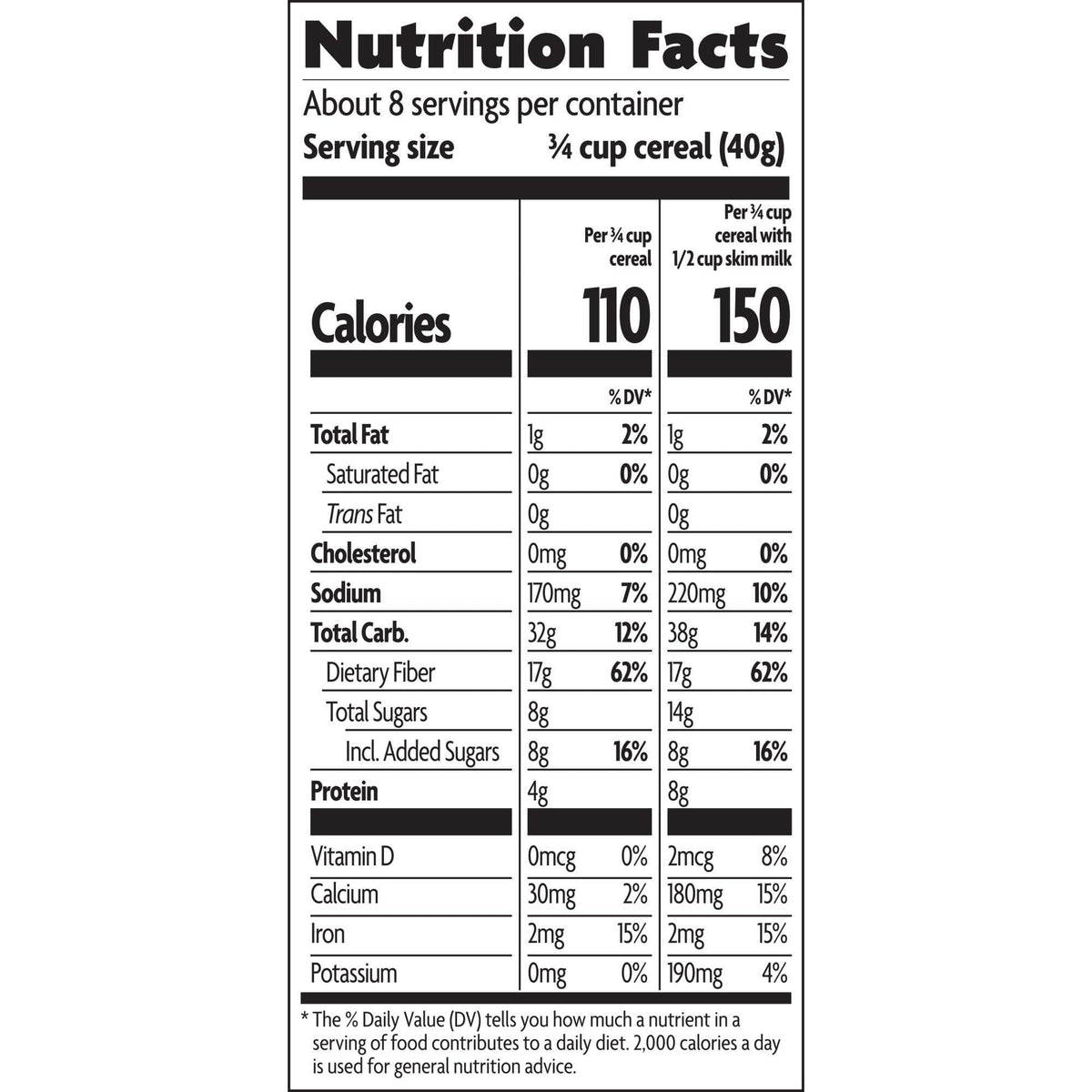 Nature's Path Organic Smart Bran Cereal, 10.6 oz (Pack of 1), Non-GMO