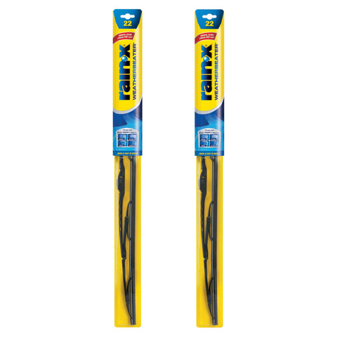 Rain-X 820149 WeatherBeater Wiper Blades, 22 inch Windshield Wipers (Pack of 2), Automotive Replacement Windshield Wiper Blades That Meet Or Exceed OEM Quality And Durability