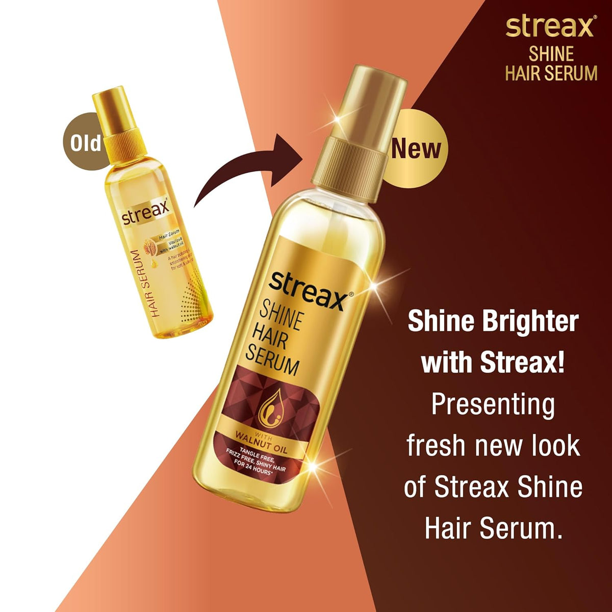 Streax Hair Serum - Walnut Oil 100ml Bottle