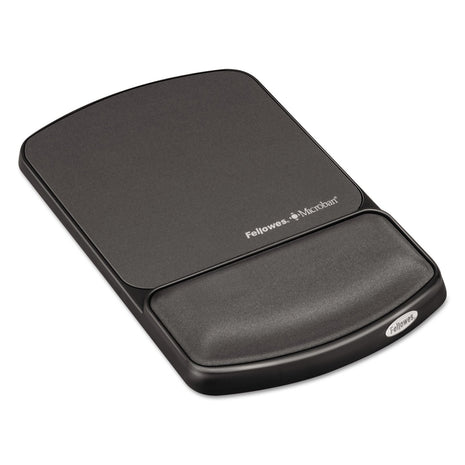 fellowes Wrist Support with Microban Protection, Graphite/Black